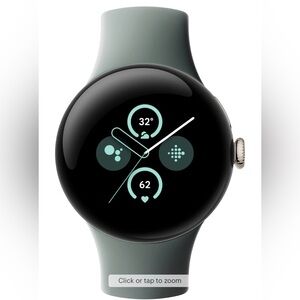 Google Pixel Watch 2 with Fitbit, Champagne/Gold Case, NWT